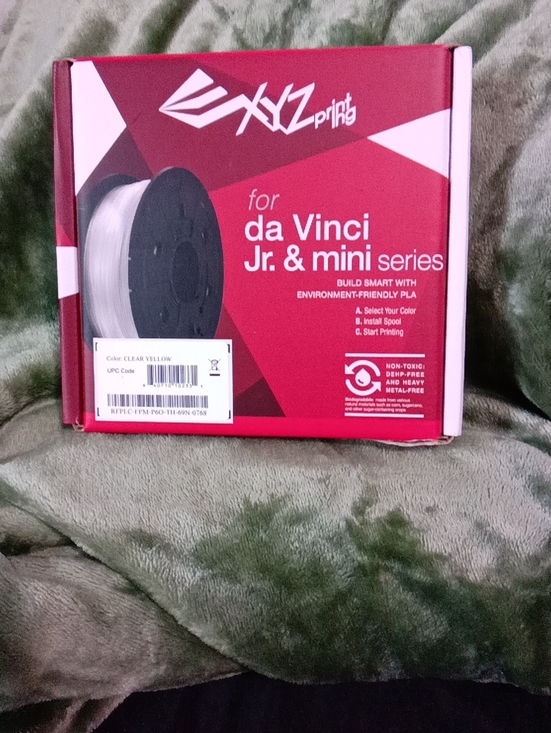 XYZ Printing Other - XYZprinting PLA Filament for da Vinci Jr. & mini - Clear Yellow